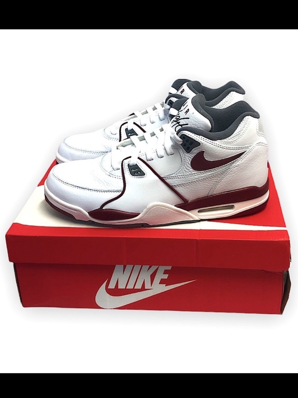 Nike Air Flight 89 Team Red White Ash Grey Mens Size 11 NIB DD1173-100